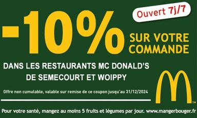 Photo enseigne : McDonald's